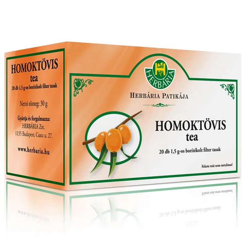 Herbária homoktövis tea filteres 20 filter