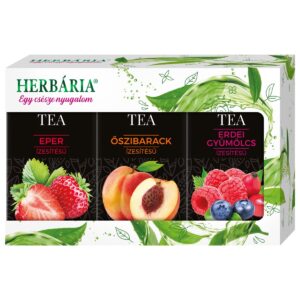 Herbária Triopack fekete tea (erdei gyümölcs