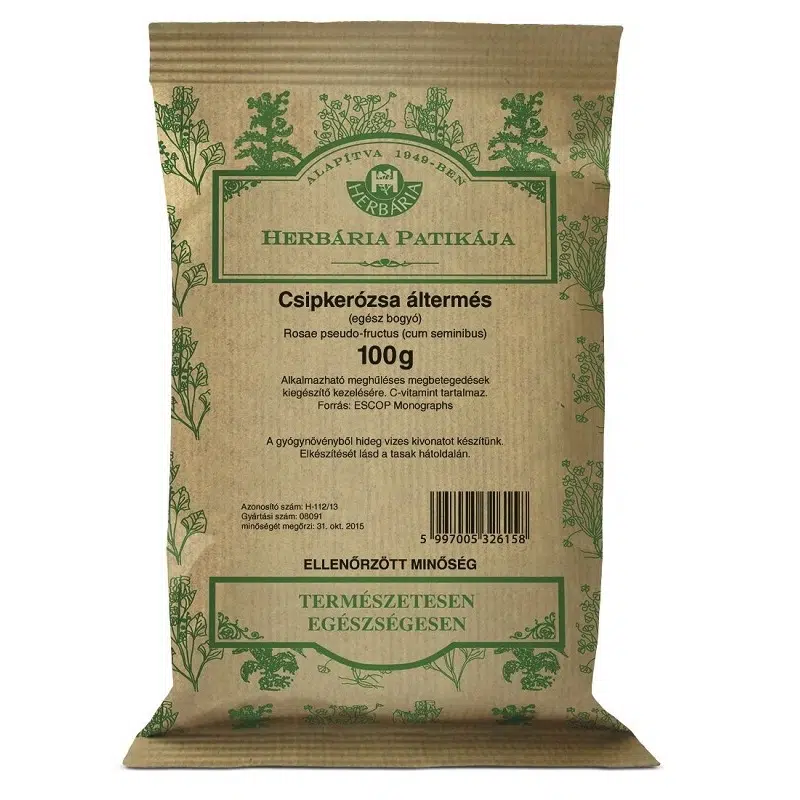 Herbária csipkerózsa áltermés (egész bogyó) 100g