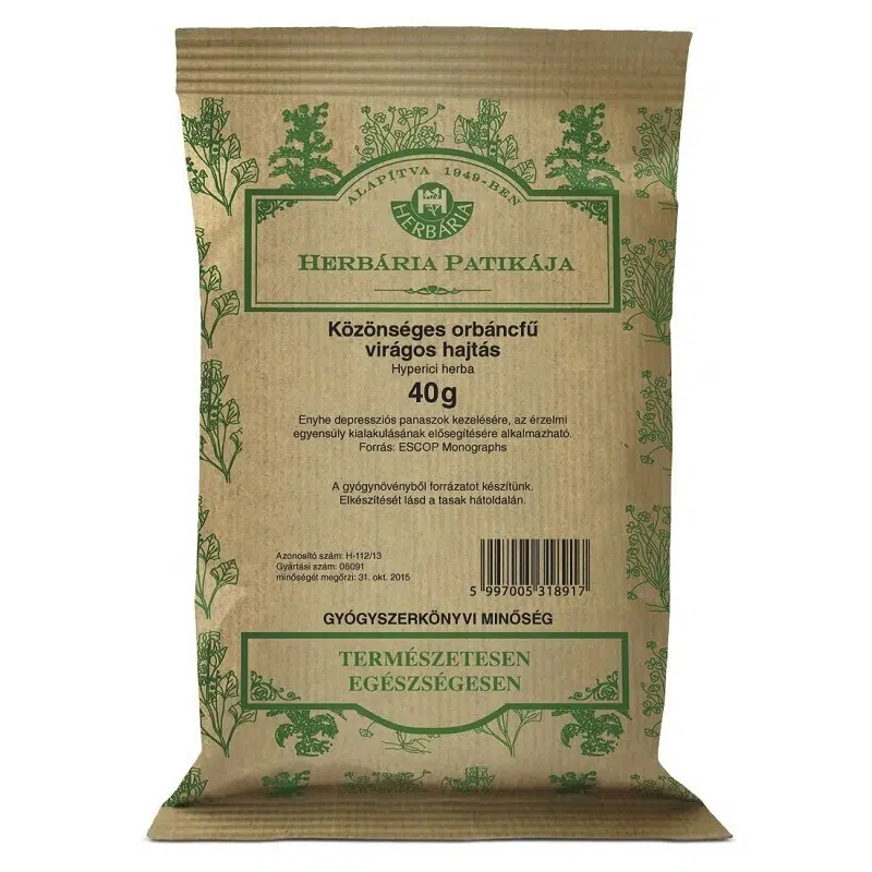 Herbária Közönséges orbáncfű virágos hajtás 40g