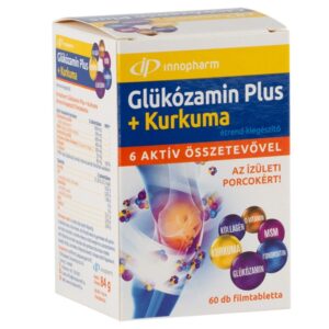 InnoPharm Proflex Glükozamin Plus + Kurkuma tabletta 60db