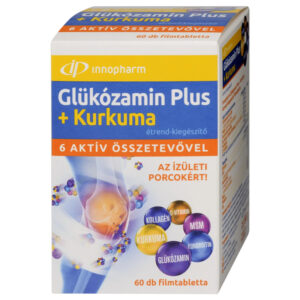 InnoPharm Glükozamin Plus + Kurkuma tabletta 90db