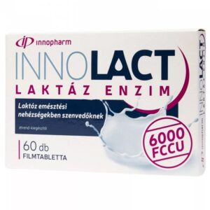 InnoPharm InnoLact Laktáz enzim 6000fccu filmtabletta 60db