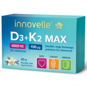 Innovelle D3+K2 Max 4000NE rágótabletta 30db