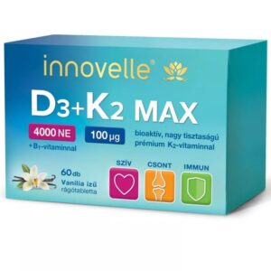 Innovelle D3+K2 Max 4000NE rágótabletta 60db