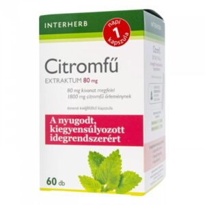 Interherb Citromfű extraktum 80 mg kapszula 60db