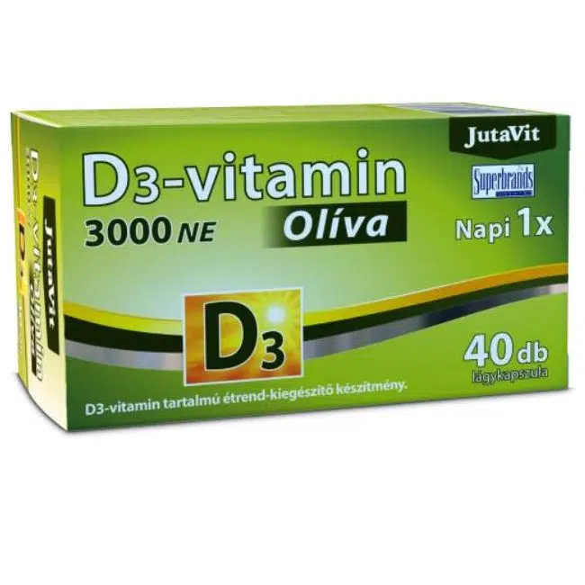 JutaVit D3-vitamin 3000NE Olíva 40db