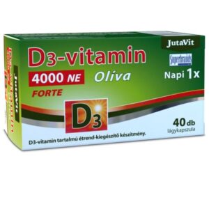 JutaVit D3-vitamin 4000NE Olíva forte 40db