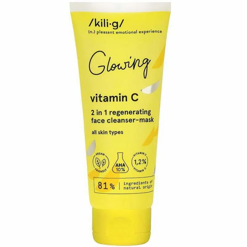 Kili.g Regeneráló arctisztító és maszk C-vitaminnal 75ml