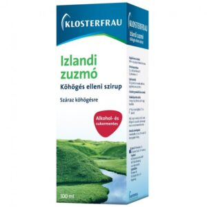 Klosterfrau Izlandi zuzmó köhögés elleni szirup (felnőtt) 100ml