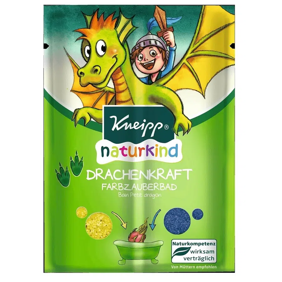 Kneipp Naturkind - színes fürdőkristály - Sárkányharcos (Drachenkraft) 2x20g