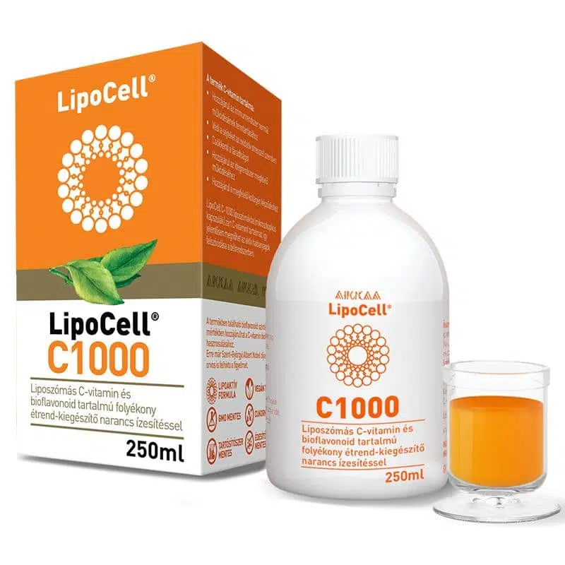 LipoCell C1000 liposzómás C-vitamin ital 250ml (NARANCS íz)