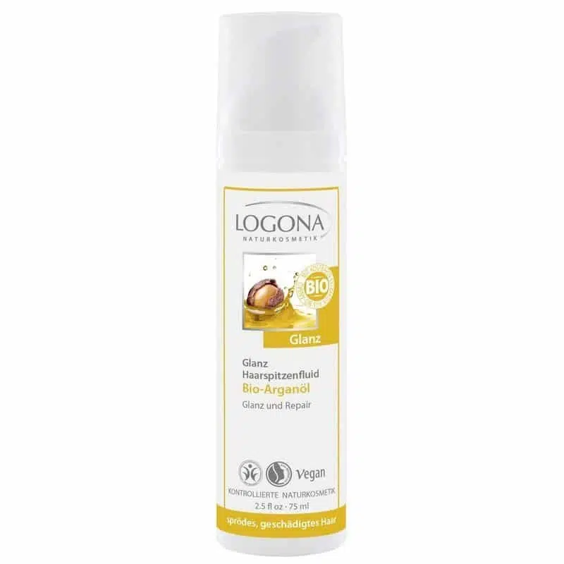 Logona Hajvégápoló folyadék bio argánolajjal – törékeny