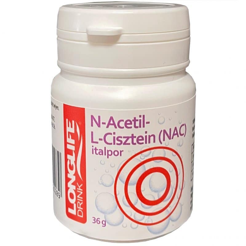 LongLife N-Acetil-L-Cisztein (NAC) por 36g