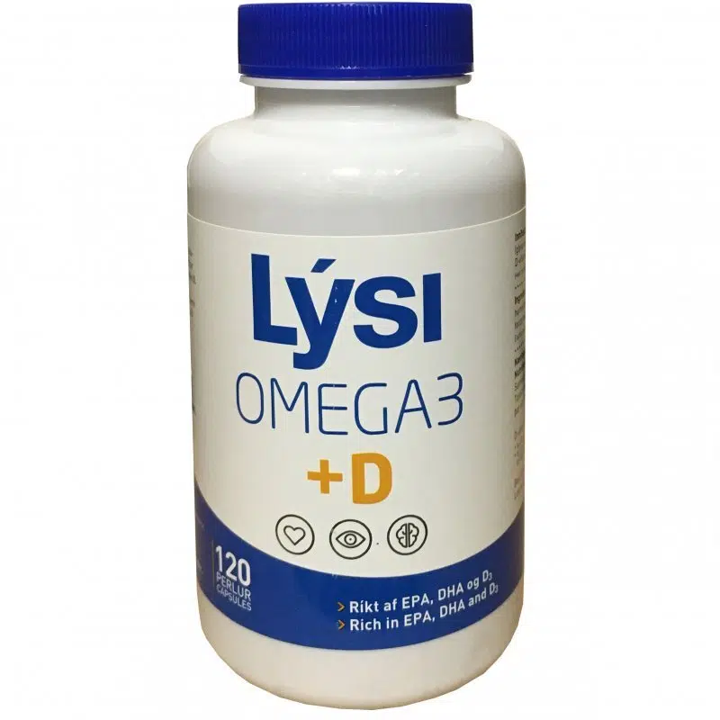 Lysi Omega-3 + D-vitamin 120db