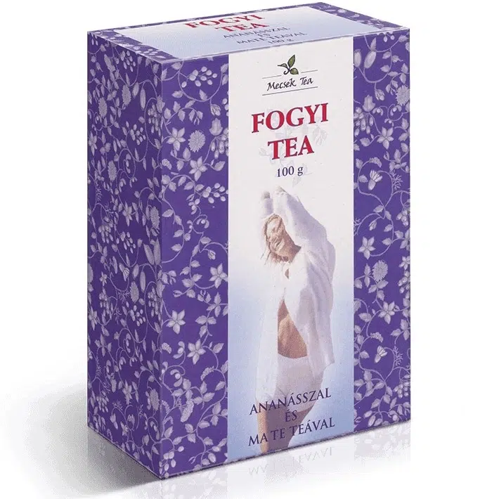 Mecsek fogyi tea ananász+mate tea 100 g