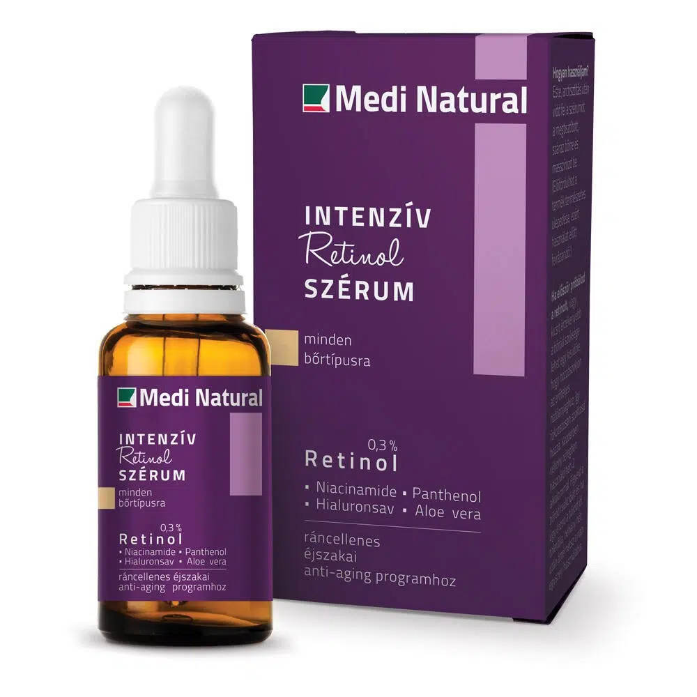 Medinatural intenzív retinol szérum (Lila) 30ml