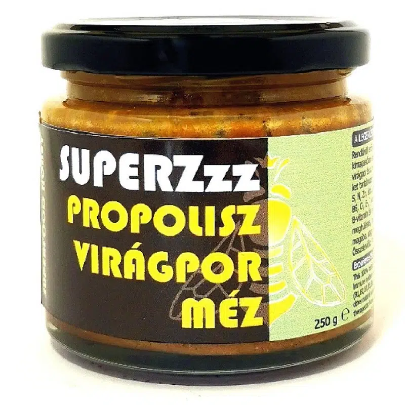 Mézzz SUPERZzz Propolisz+virágpor+méz 250g