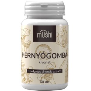 Mushi Kínai hernyógomba (Cordyceps) kivonat kapszula 60db