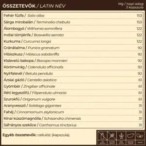 Myrobalan MeTor - gyulladáscsökkentő kapszula - 60db - Image 2