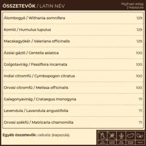 Myrobalan Milam.10 - pihentető alvás kapszula - 60db - Image 2