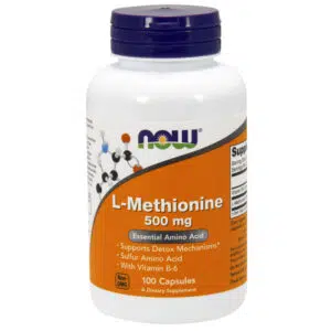 Now L-Methionine 500 mg - 100db