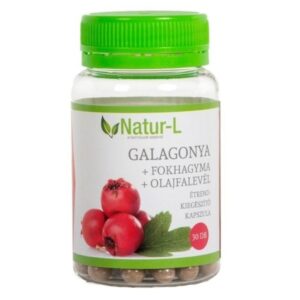 Natur-L Galagonya + Fokhagyma + Olajfalevél kapszula 30db