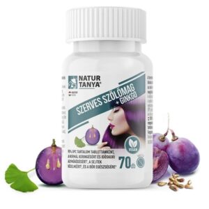 Natur Tanya Szerves Szőlőmag és Ginkgo biloba tabletta 70db
