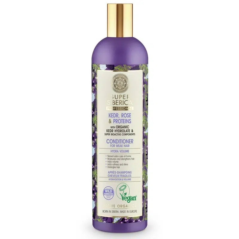 Natura Siberica Super Siberica Hidratáló dúsító hajkondicionáló gyenge hajra 400ml