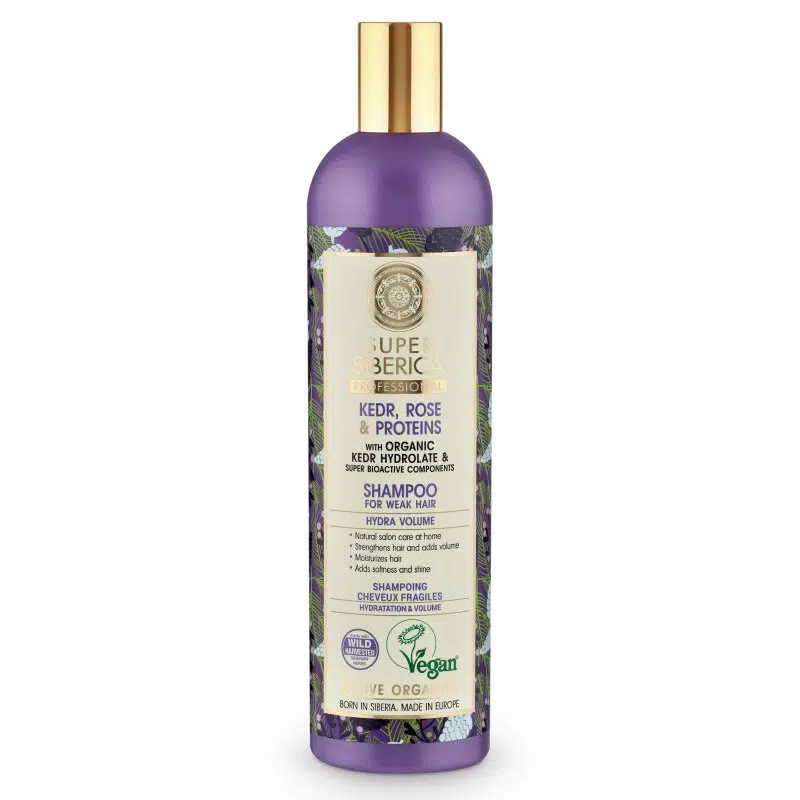 Natura Siberica Super Siberica Hidratáló dúsító sampon gyenge hajra 400ml