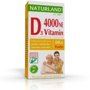 Naturland D3-vitamin 4000NE tabletta forte 60db