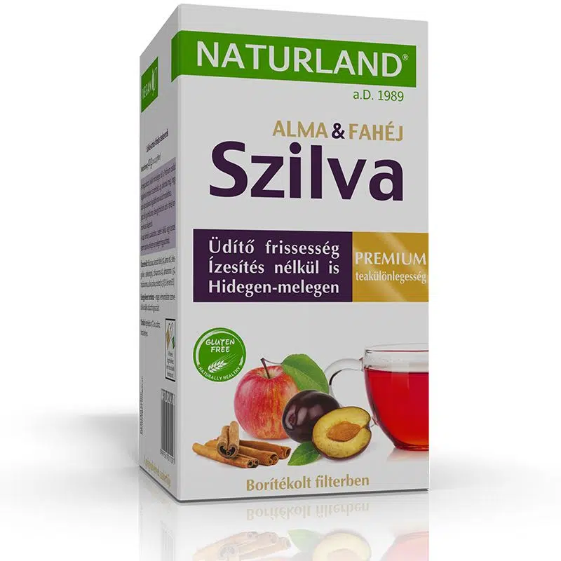 Naturland Prémium Szilvás-Almás-Fahéjas teakeverék 20 filter