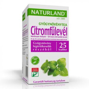 Naturland citromfűlevél tea 25 filter