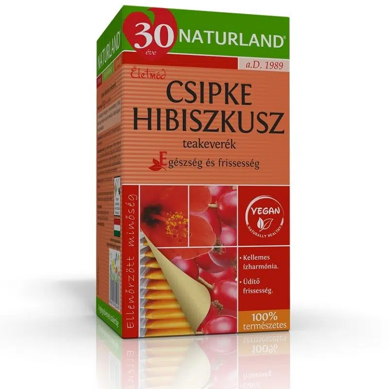 Naturland csipke-hibiszkusz tea 20 filter