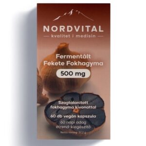 Nordvital Fermentált Fekete Fokhagyma 60db