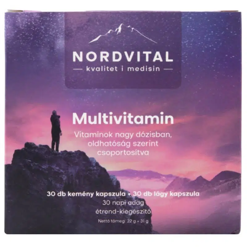 Nordvital Multivitamin 30+30 db kapszula