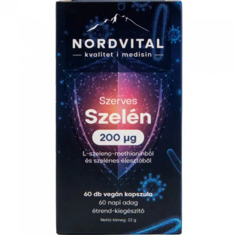 Nordvital Szerves Szelén 60 db vegán kapszula