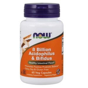 Now 8 Billion Acidophilus & Bifidus kapszula 60db