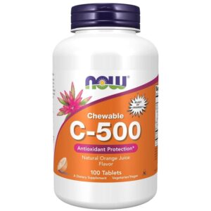 Now C-500 narancs ízű rágótabletta 100db
