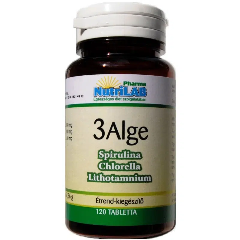 Nutrilab 3 Alge Spirulina-Chlorella-Lithothamnium 120 db