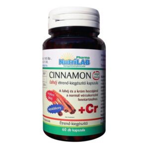 Nutrilab Cinnamon + Cr kapszula 60db