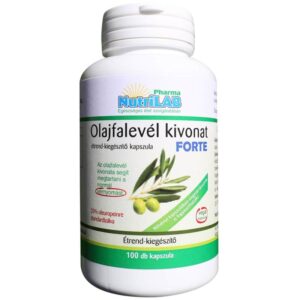 NutriLAB Olajfalevél kivonat FORTE vega 100x