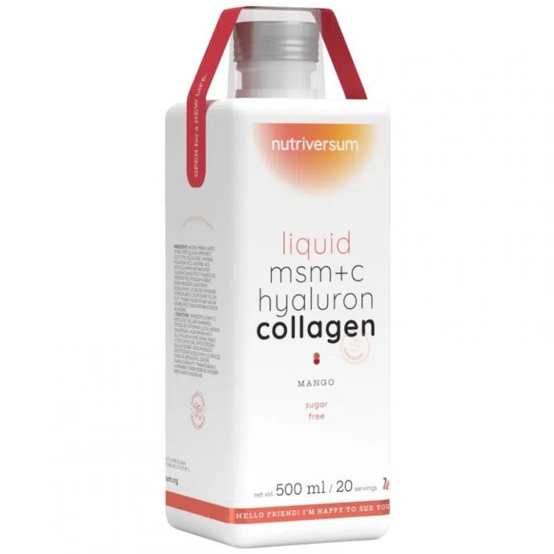 Nutriversum WOMEN- Liquid MSM+Hyaluron+Collagen ( Sugar free) mango 500 ml