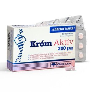 Olimp Labs Szerves Króm Aktív tabletta - 200 mcg króm-ion/tabletta 60db