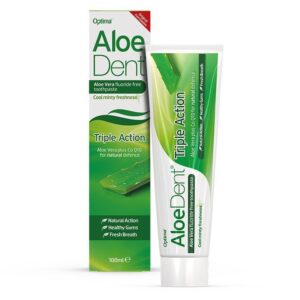 Optima AloeDent Triple Action fogkrém Teafa - Q10 - Aloe 100 ml