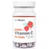 GymBeam C vitamin rágótabletta gyerekeknek (eper) 120db
