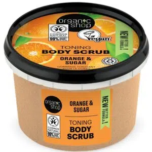 Organic Shop Tonizáló testradír bio naranccsal és cukorral 250ml