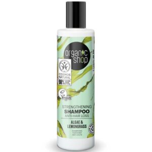 Organic Shop Erősítő és hajhullás elleni sampon algával és citromfűvel 280ml