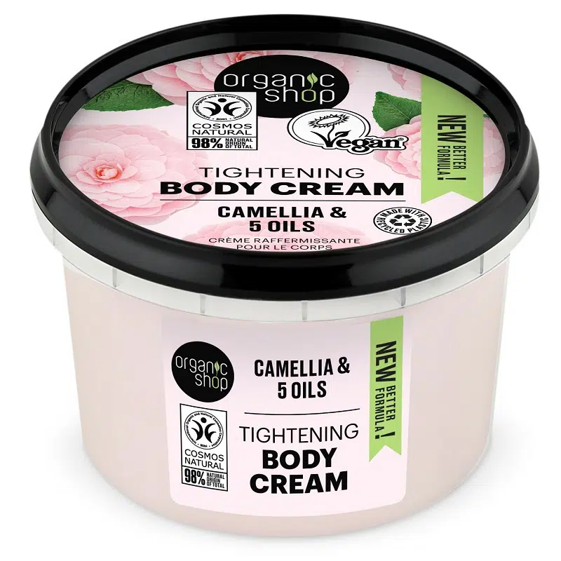 Organic Shop Feszesítő testápoló krém kaméliával és 5 olajjal 250ml
