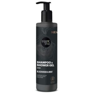 Organic Shop Men 2 in 1 sampon és tusfürdő tölgyfakéreg-kivonattal és mentával 280ml